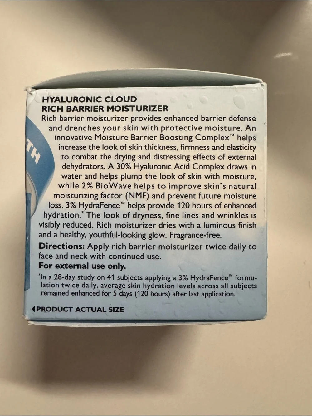 Peter Thomas Roth Water Drench Hyaluronic Cloud Rich Barrier Moisturizer - Blue